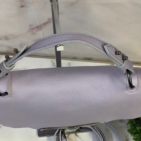 NWT Botkier Valentina Satchel Lavender Flap Closure - Picture 6 of 7